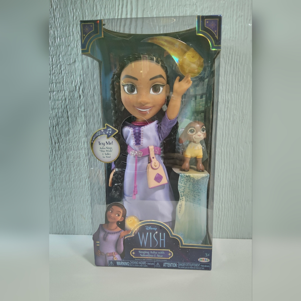 Disney WISH Singing Asha with Valentino & Star‎